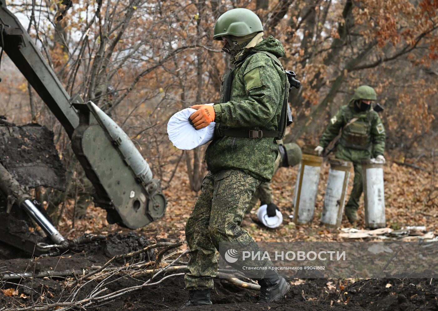 Боевая работа самоходной пушки 2С7 "Пион" группировки "Запад"