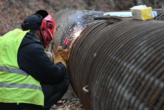 В Крыму ведется ремонт дороги на Ай-Петри 