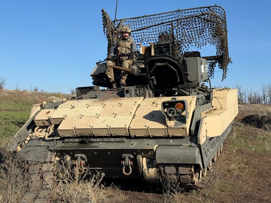 Освобождённый посёлок Шевченко под Красноармейском