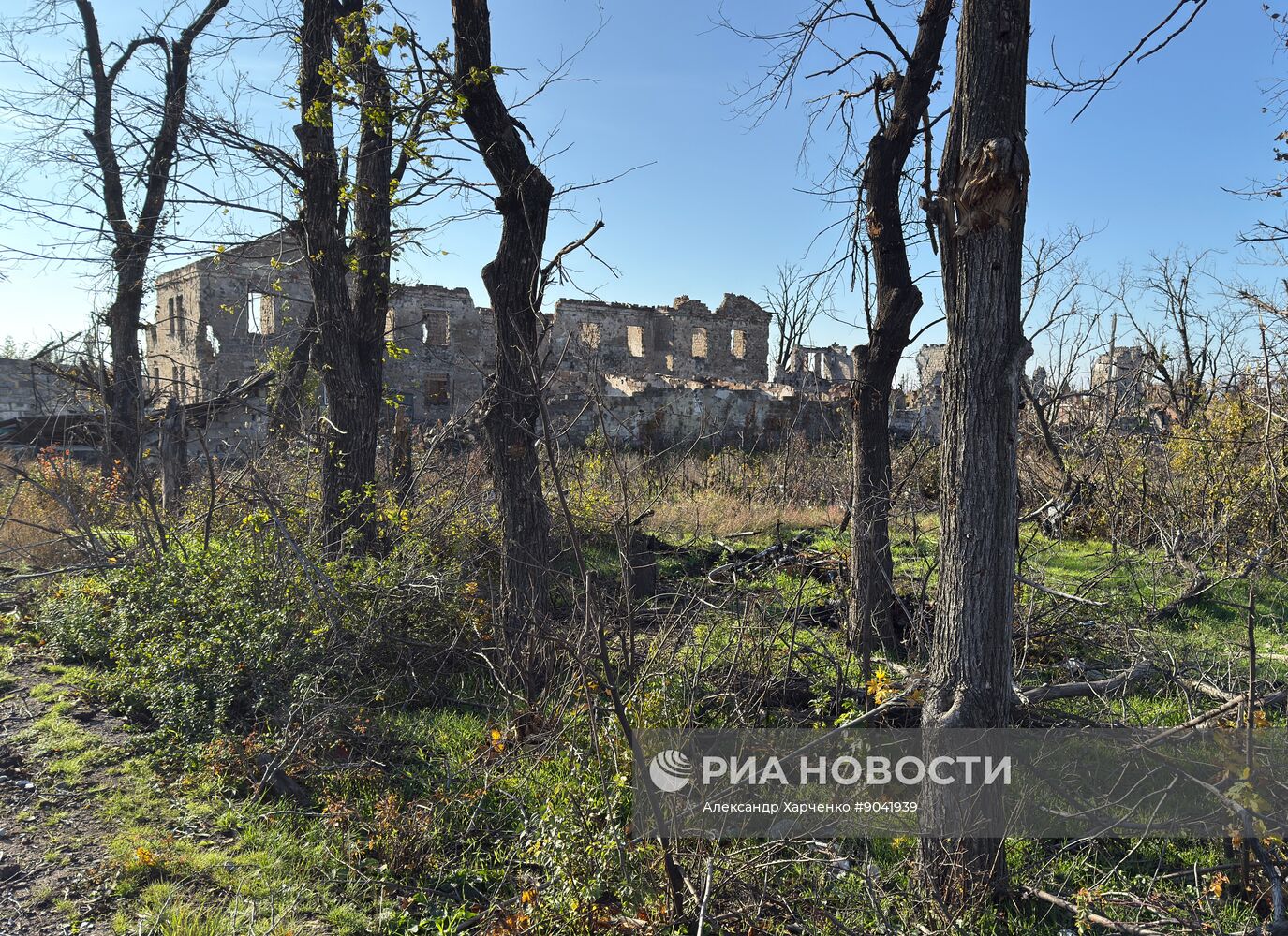 Освобождённый посёлок Шевченко под Красноармейском