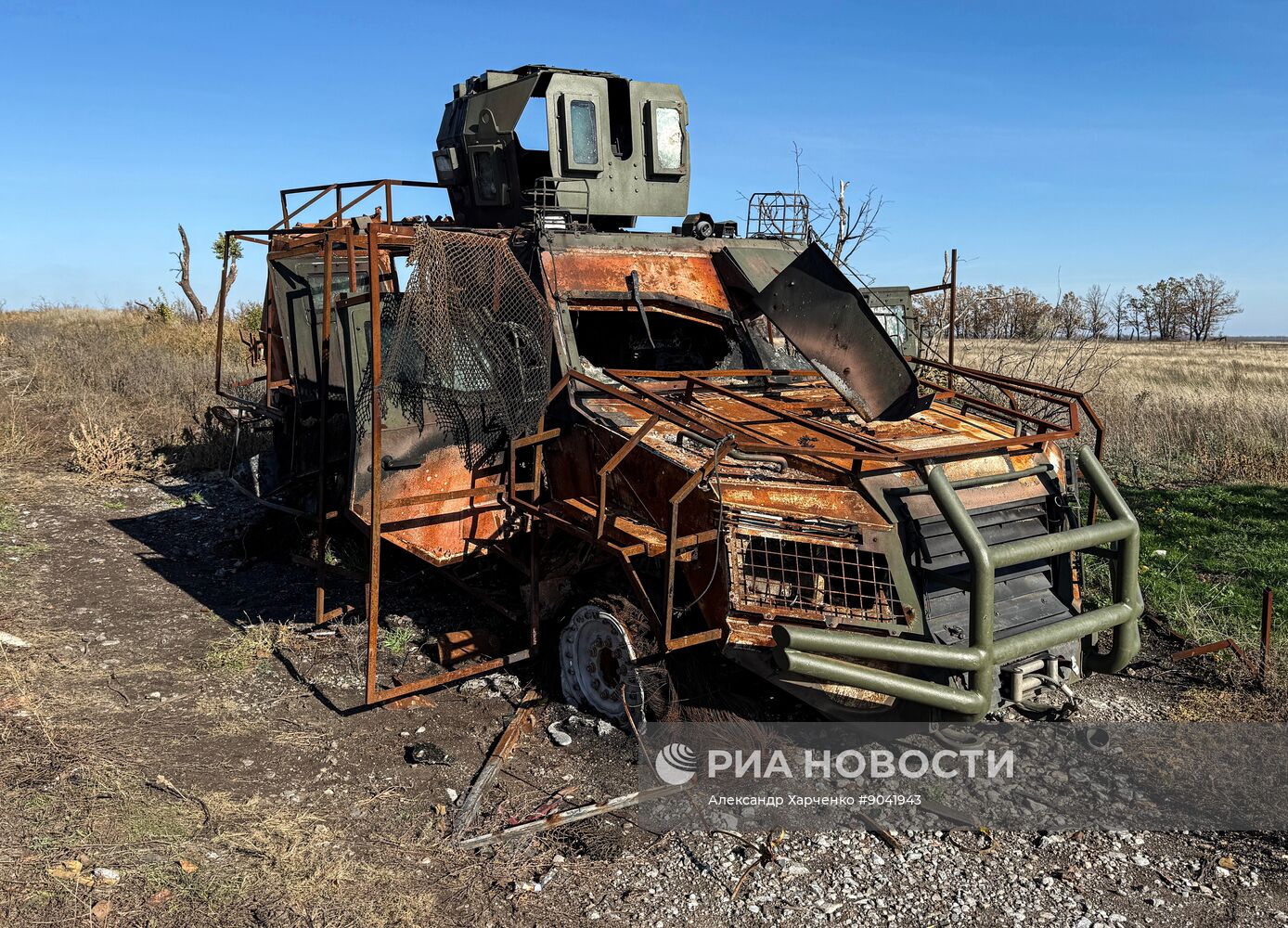 Освобождённый посёлок Шевченко под Красноармейском