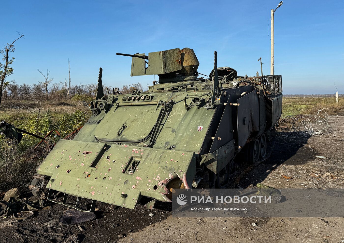 Освобождённый посёлок Шевченко под Красноармейском