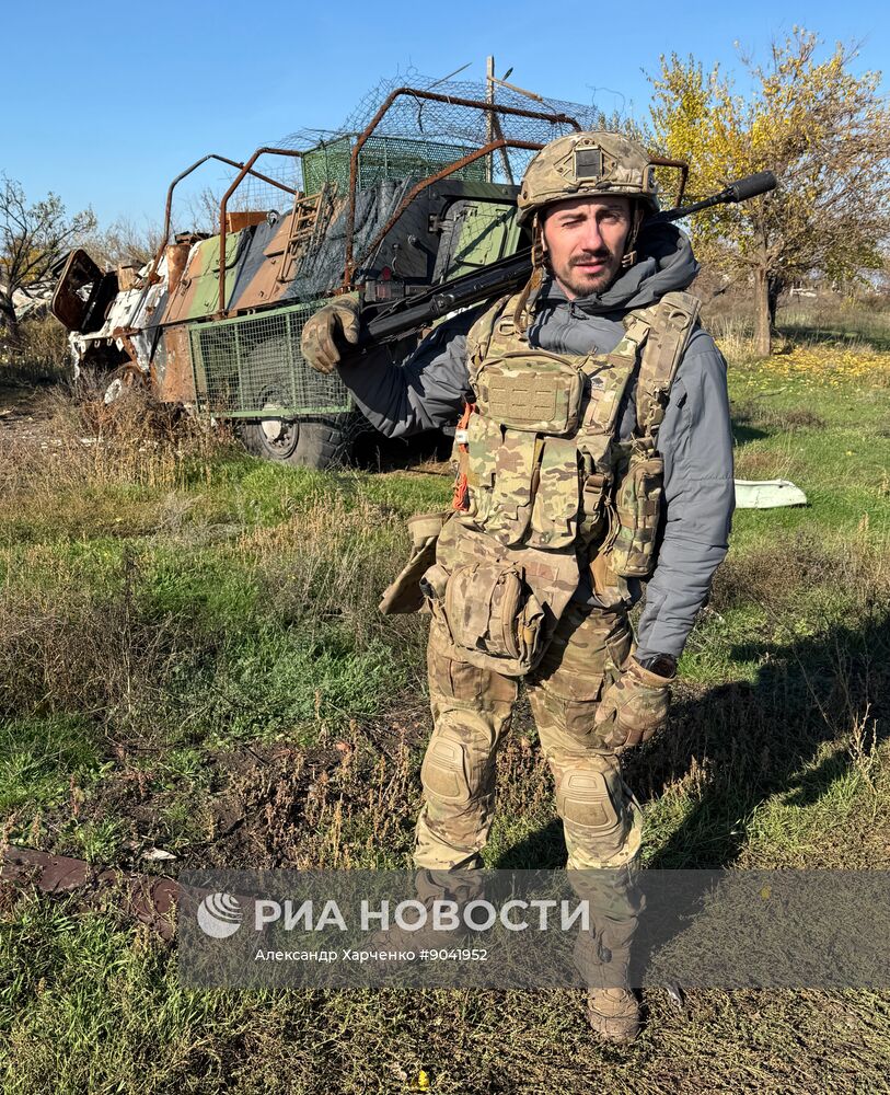 Освобождённый посёлок Шевченко под Красноармейском