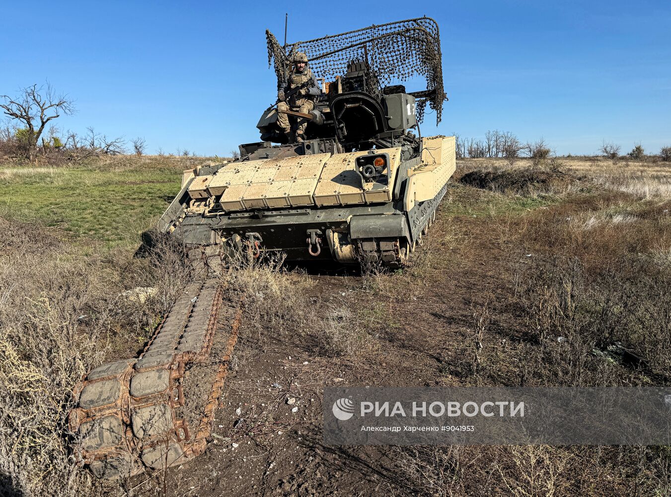Освобождённый посёлок Шевченко под Красноармейском