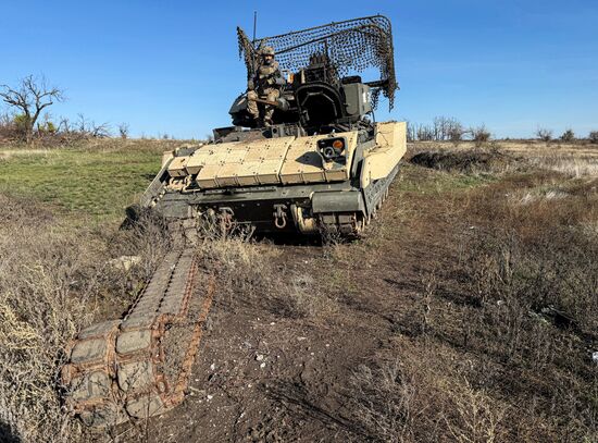 Освобождённый посёлок Шевченко под Красноармейском