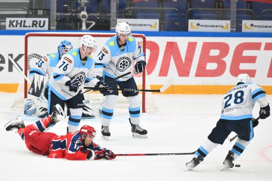 Хоккей. КХЛ. ЦСКА (Москва) - "Сибирь" (Новосибирск)