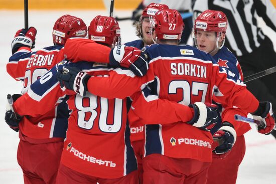 Хоккей. КХЛ. ЦСКА (Москва) - "Сибирь" (Новосибирск)