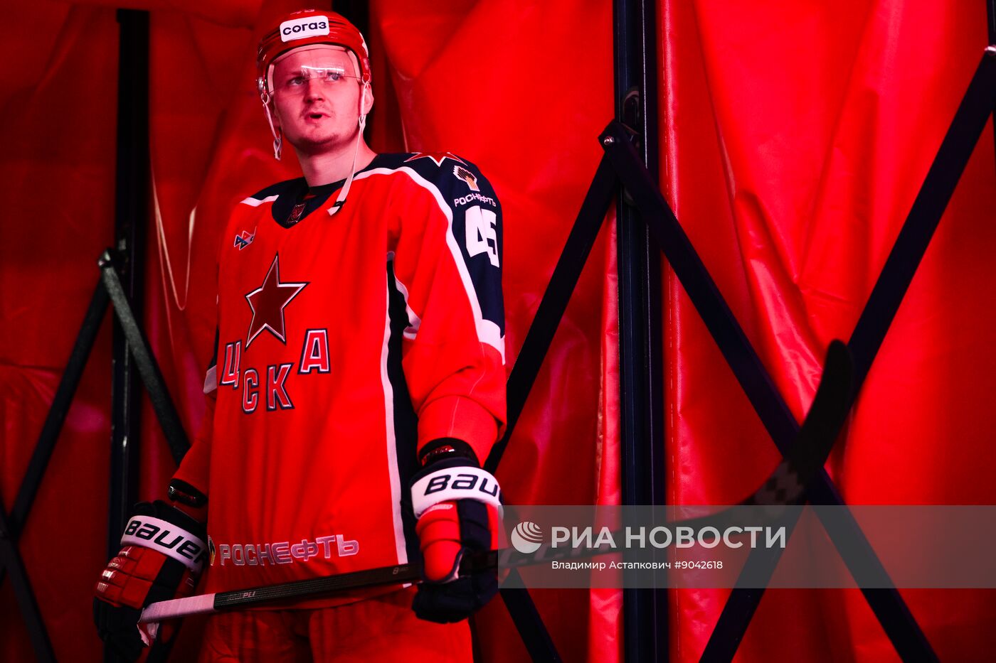 Хоккей. КХЛ. ЦСКА (Москва) - "Сибирь" (Новосибирск)