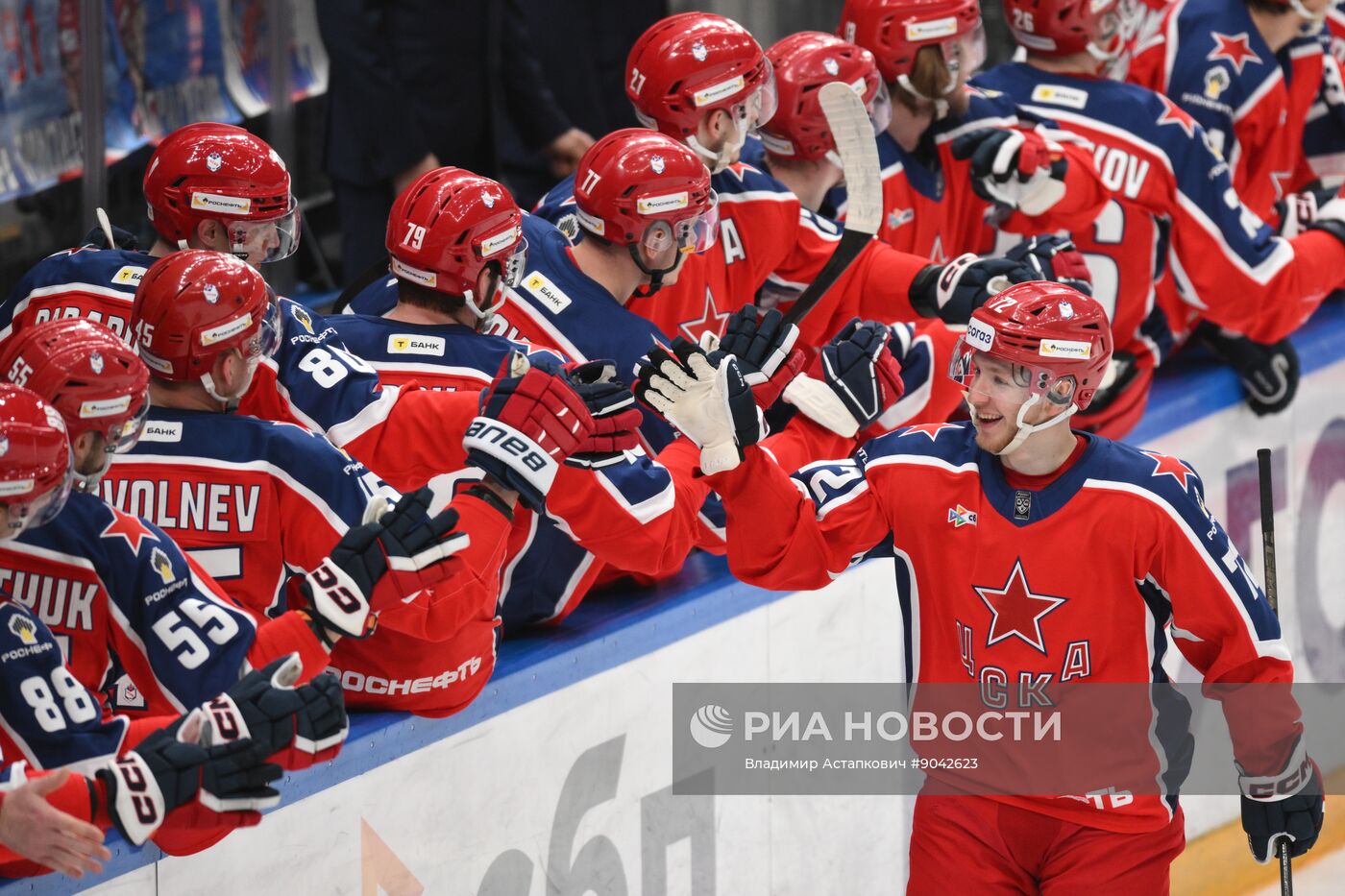 Хоккей. КХЛ. ЦСКА (Москва) - "Сибирь" (Новосибирск)