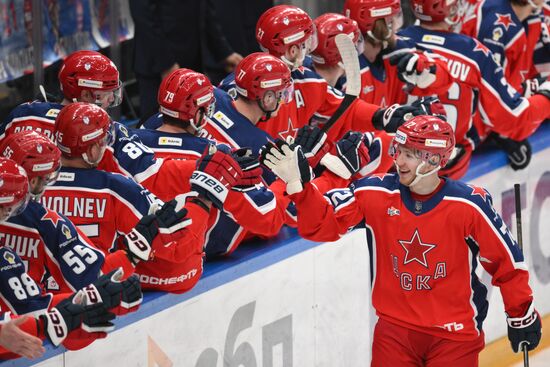 Хоккей. КХЛ. ЦСКА (Москва) - "Сибирь" (Новосибирск)