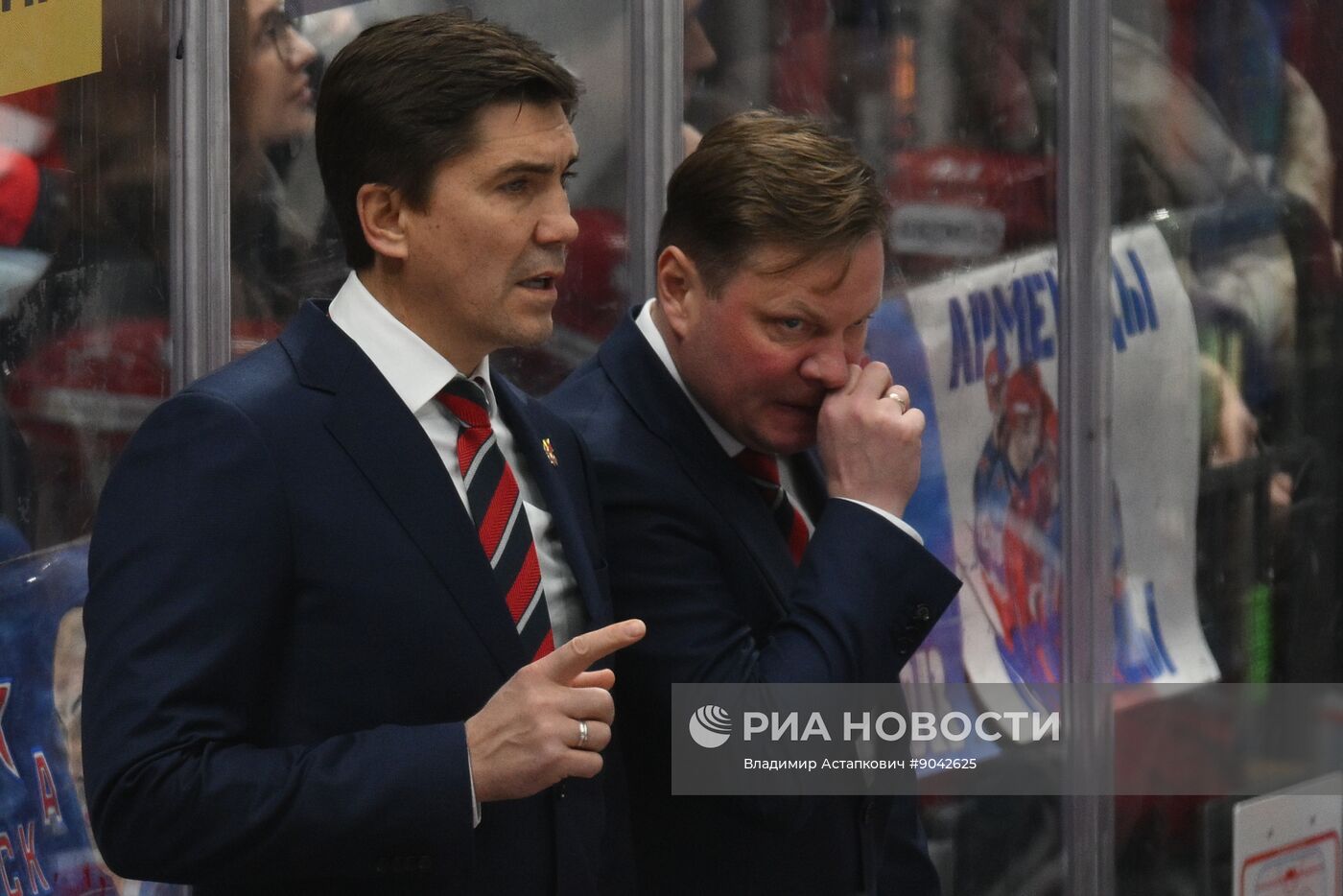 Хоккей. КХЛ. ЦСКА (Москва) - "Сибирь" (Новосибирск)