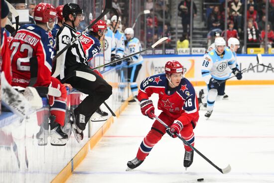 Хоккей. КХЛ. ЦСКА (Москва) - "Сибирь" (Новосибирск)