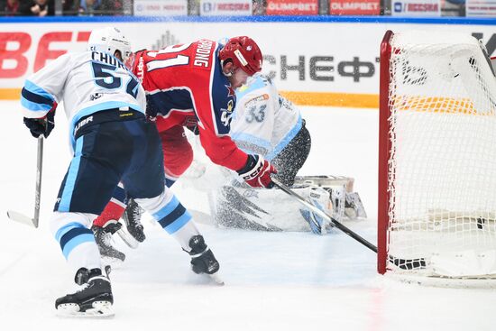 Хоккей. КХЛ. ЦСКА (Москва) - "Сибирь" (Новосибирск)