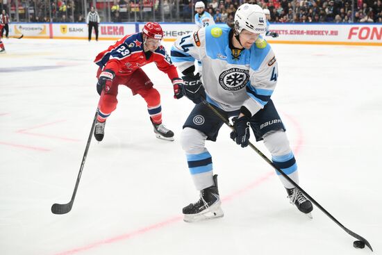 Хоккей. КХЛ. ЦСКА (Москва) - "Сибирь" (Новосибирск)