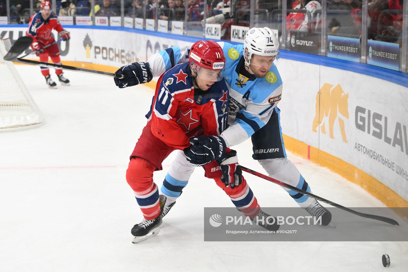 Хоккей. КХЛ. ЦСКА (Москва) - "Сибирь" (Новосибирск)