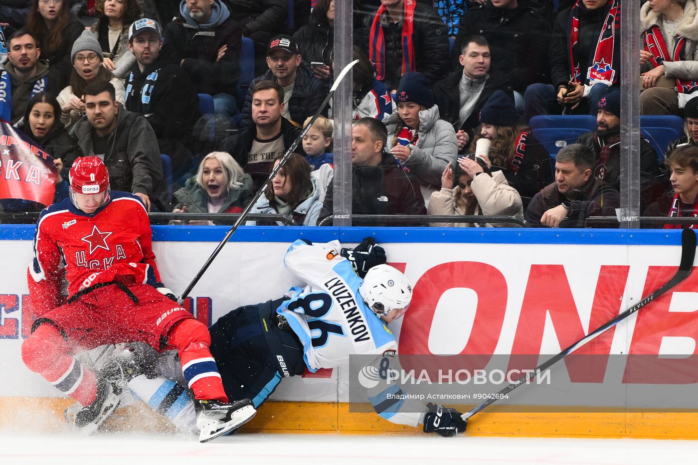Хоккей. КХЛ. ЦСКА (Москва) - "Сибирь" (Новосибирск)