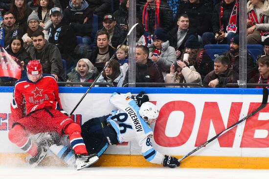 Хоккей. КХЛ. ЦСКА (Москва) - "Сибирь" (Новосибирск)