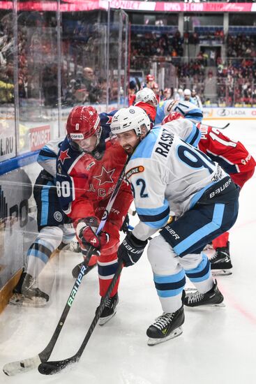 Хоккей. КХЛ. ЦСКА (Москва) - "Сибирь" (Новосибирск)