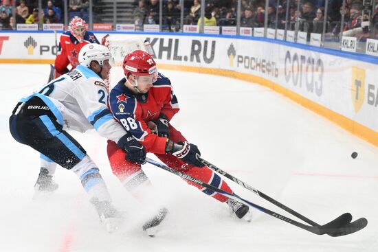 Хоккей. КХЛ. ЦСКА (Москва) - "Сибирь" (Новосибирск)