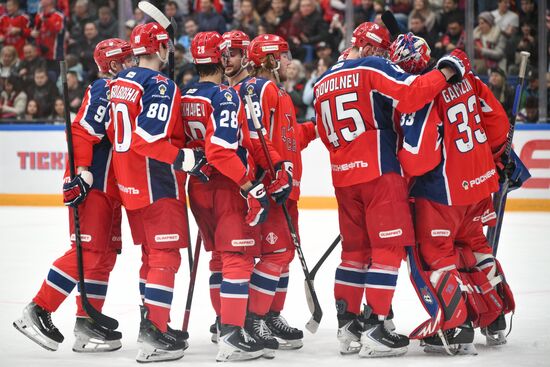 Хоккей. КХЛ. ЦСКА (Москва) - "Сибирь" (Новосибирск)