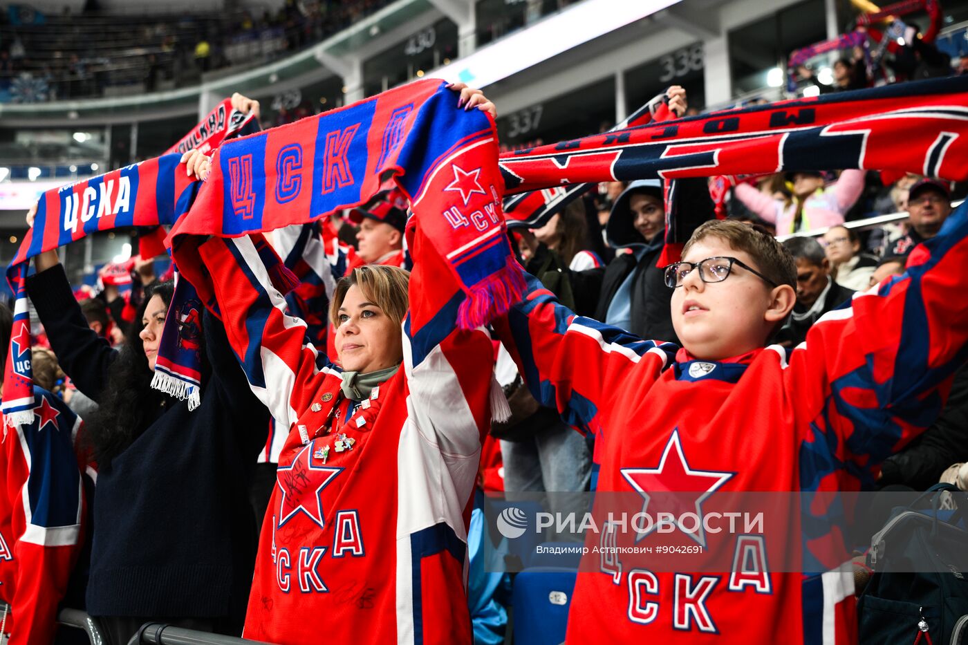 Хоккей. КХЛ. ЦСКА (Москва) - "Сибирь" (Новосибирск)