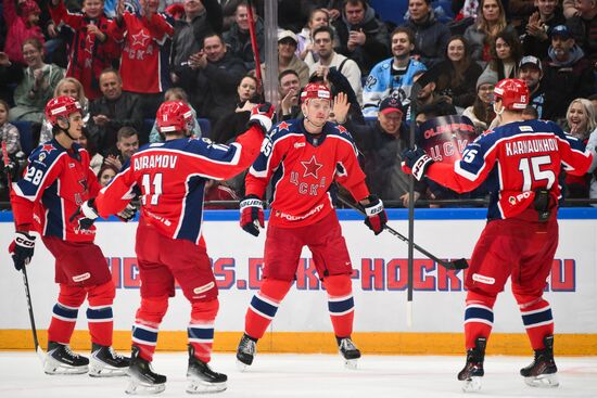 Хоккей. КХЛ. ЦСКА (Москва) - "Сибирь" (Новосибирск)