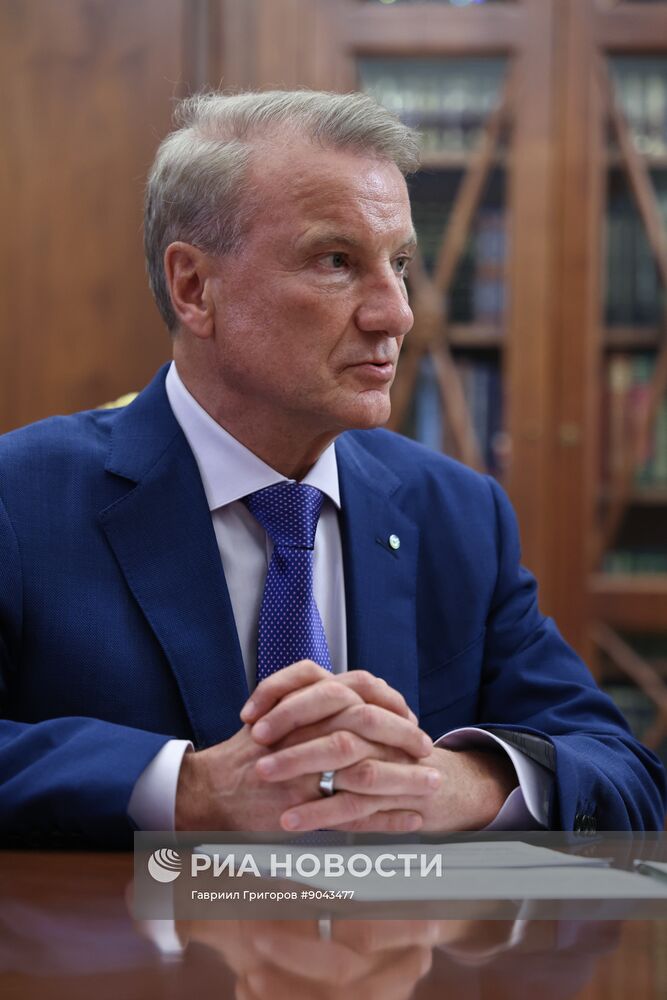 Президент Владимир Путин встретился с главой Сбербанка Германом Грефом