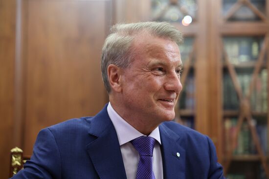 Президент Владимир Путин встретился с главой Сбербанка Германом Грефом