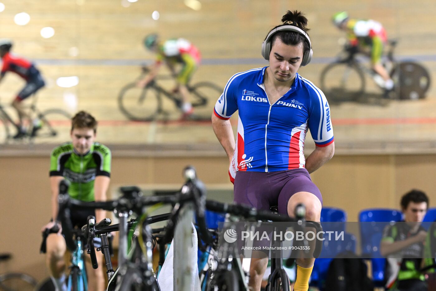 Велогонка на треке в Омске