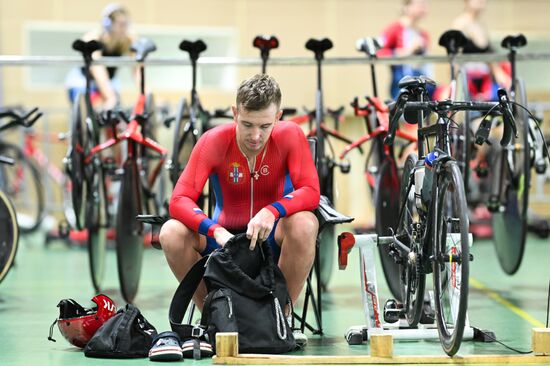 Велогонка на треке в Омске