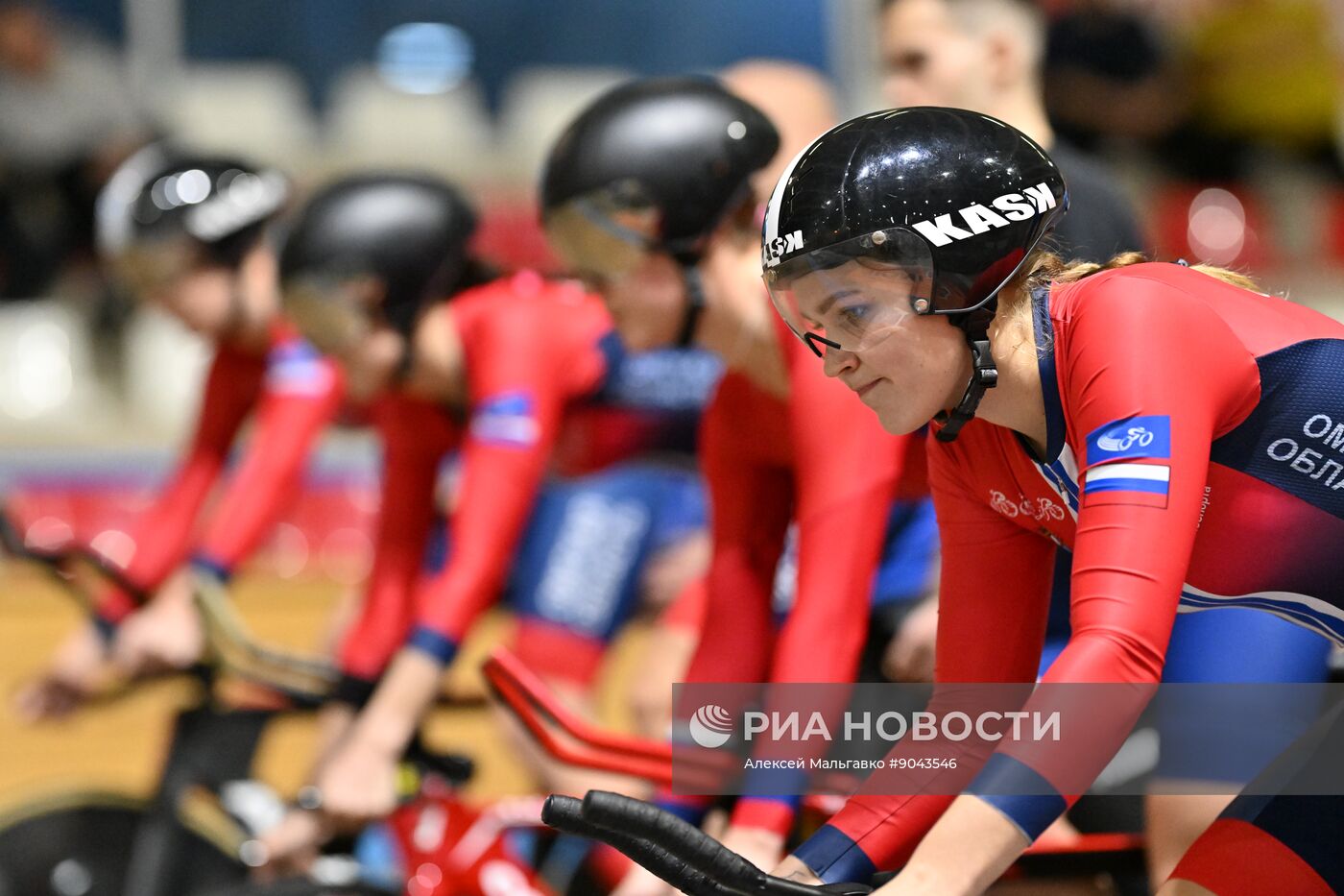 Велогонка на треке в Омске