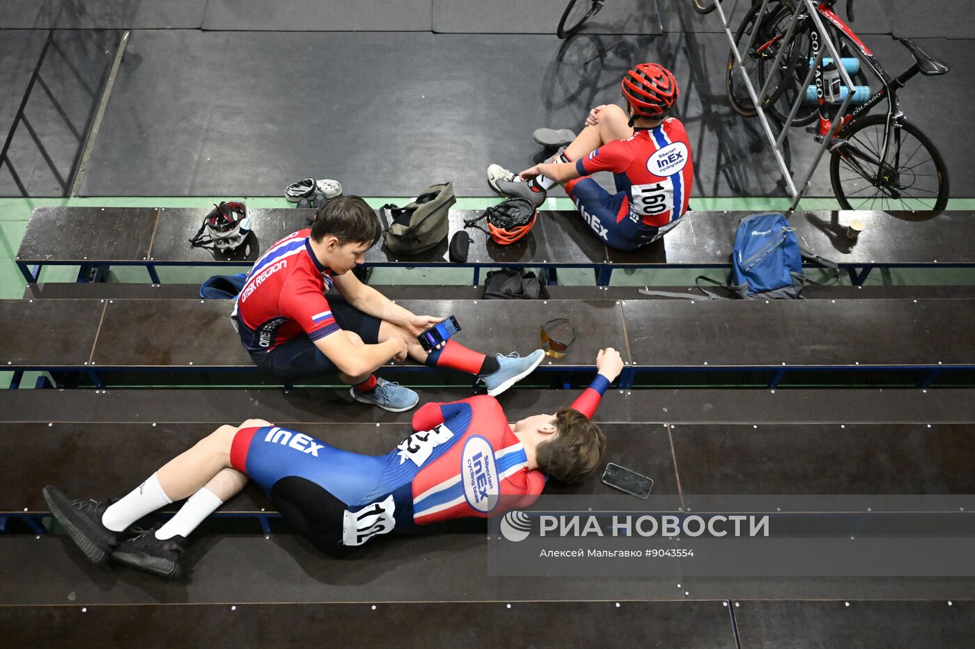 Велогонка на треке в Омске