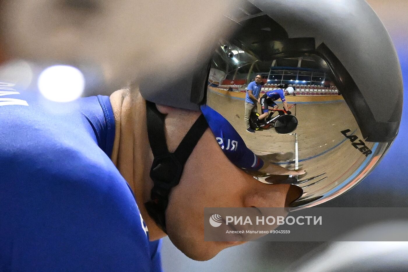 Велогонка на треке в Омске