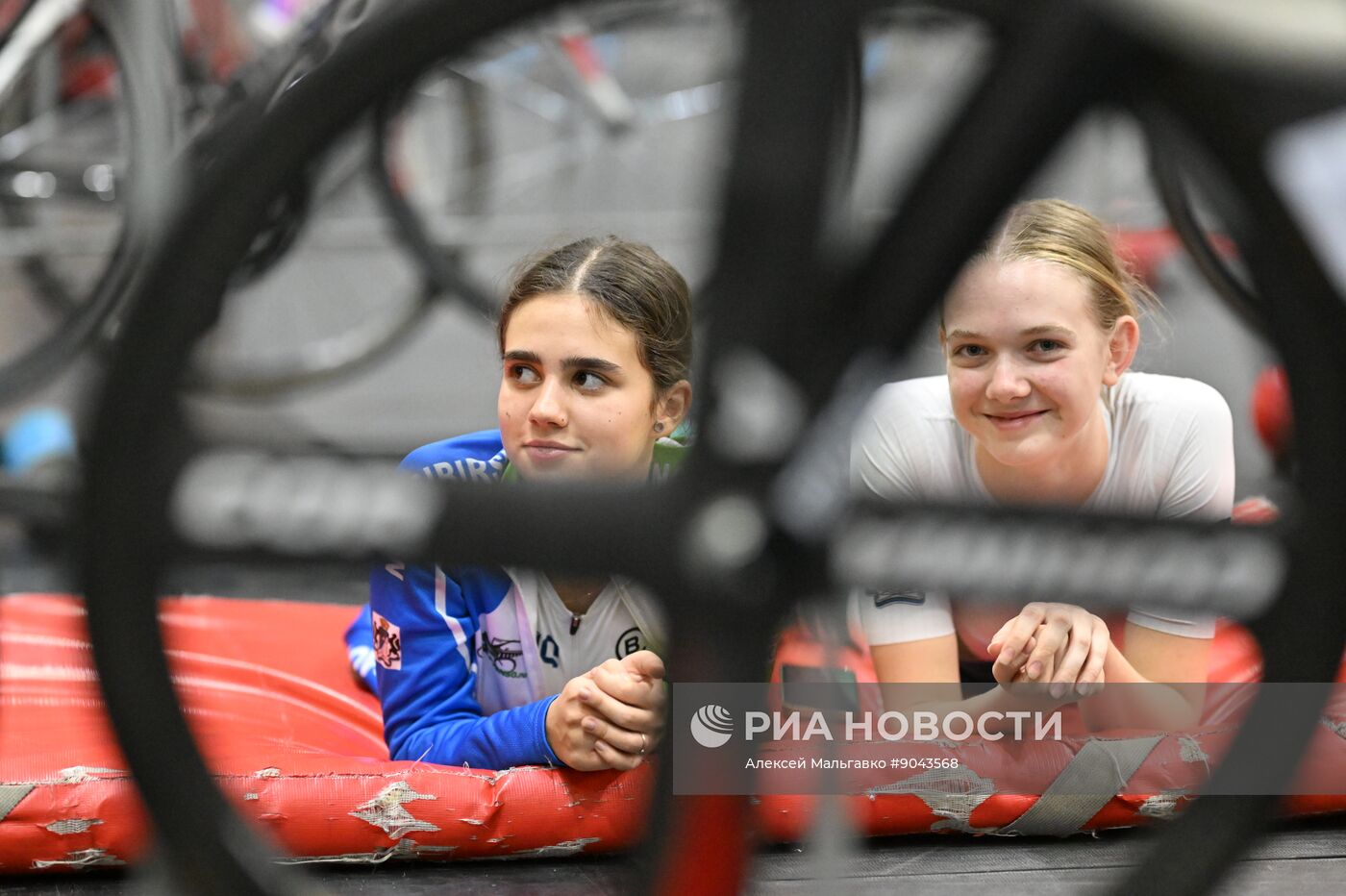 Велогонка на треке в Омске