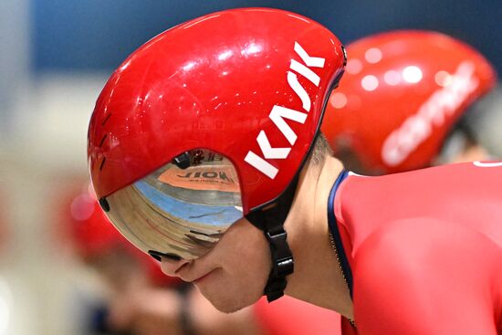 Велогонка на треке в Омске