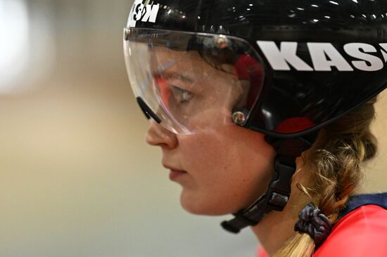 Велогонка на треке в Омске