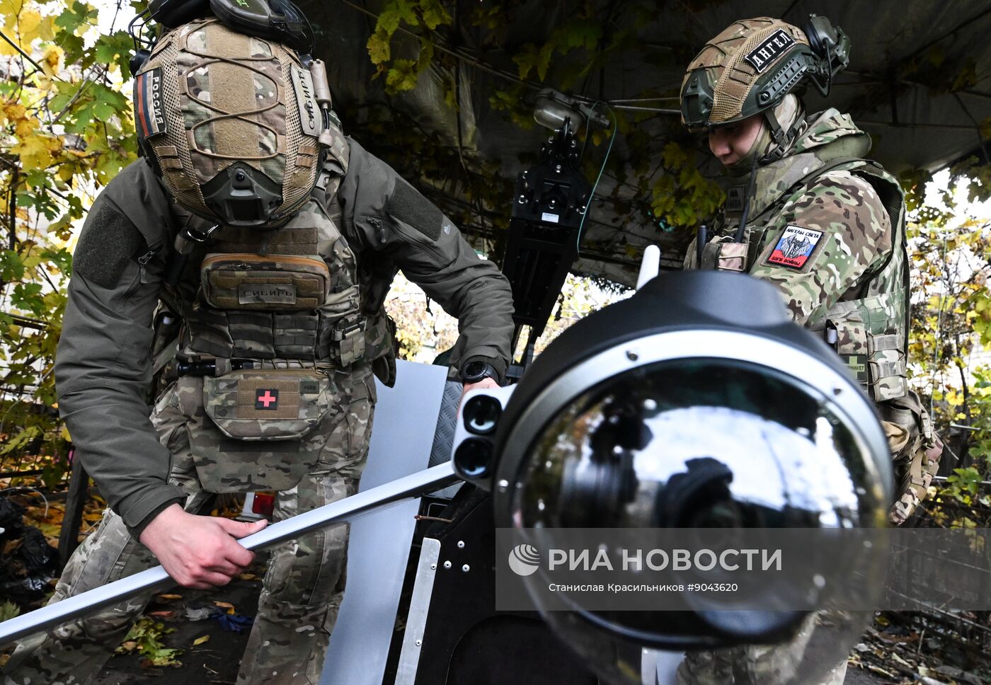 Боевая работа расчета БПЛА "Ланцет" группировки "Центр"