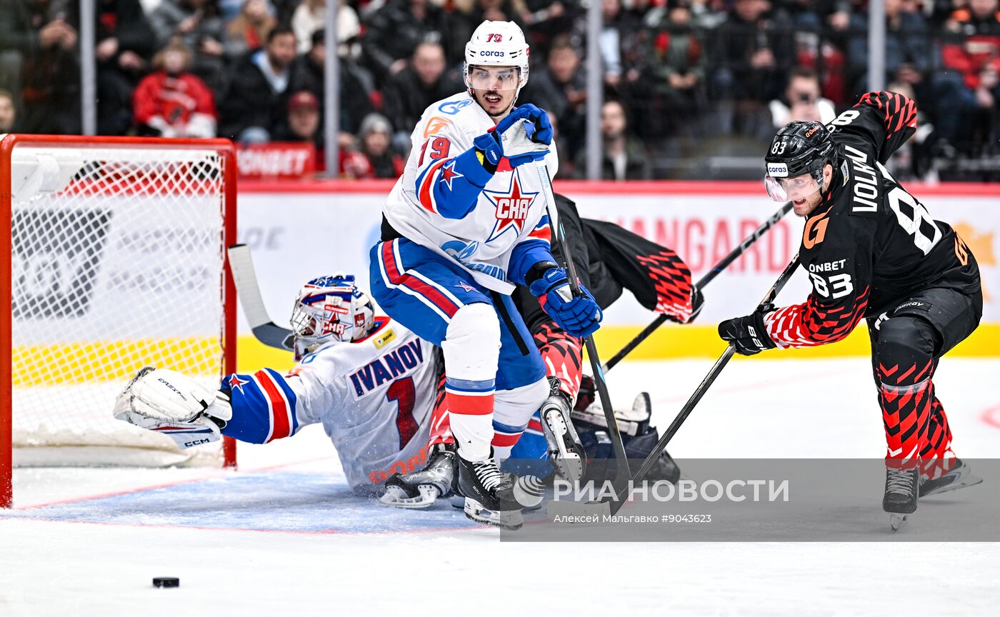 Хоккей. КХЛ. "Авангард" (Омск) - СКА (Санкт-Петербург)