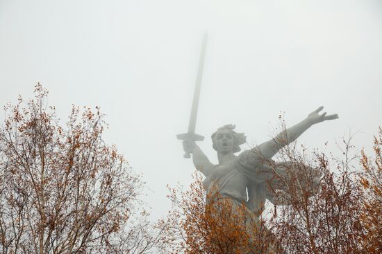 Туман в Волгограде