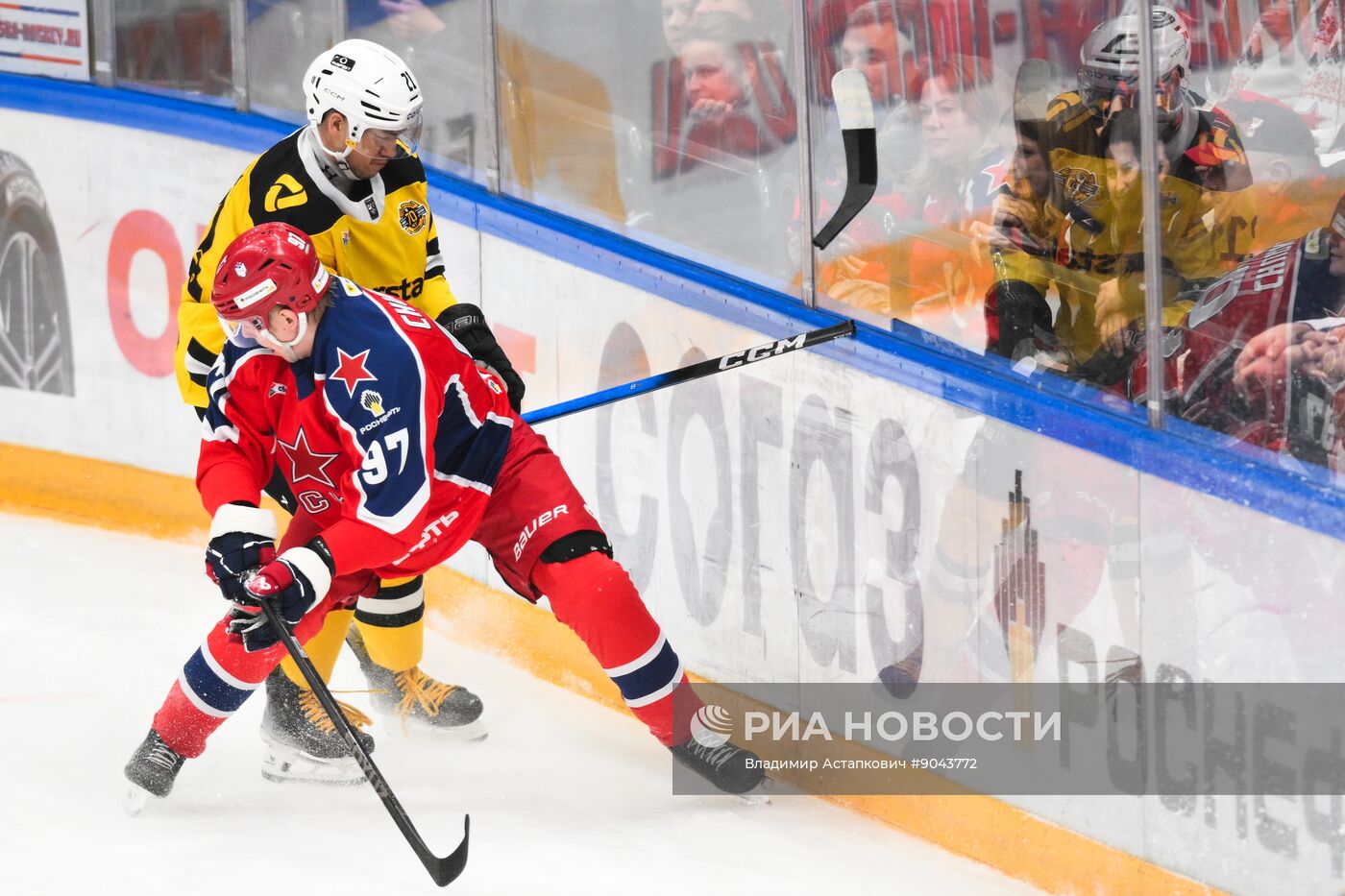 Хоккей. КХЛ. ЦСКА (Москва) - "Северсталь" (Череповец)