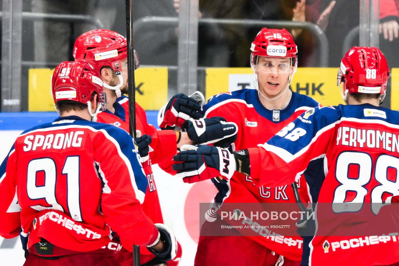 Хоккей. КХЛ. ЦСКА (Москва) - "Северсталь" (Череповец)