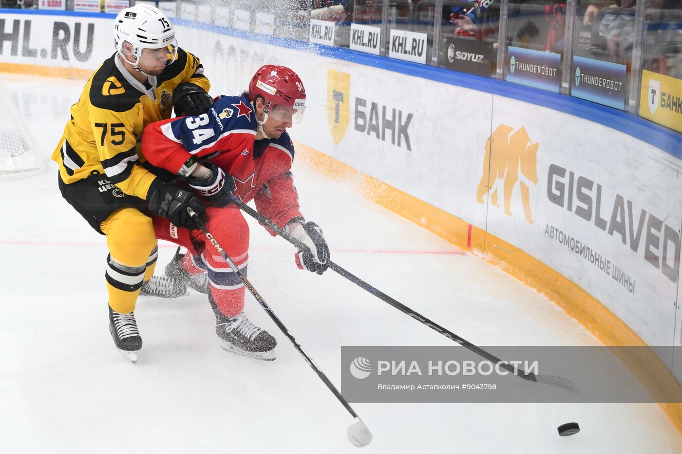 Хоккей. КХЛ. ЦСКА (Москва) - "Северсталь" (Череповец)