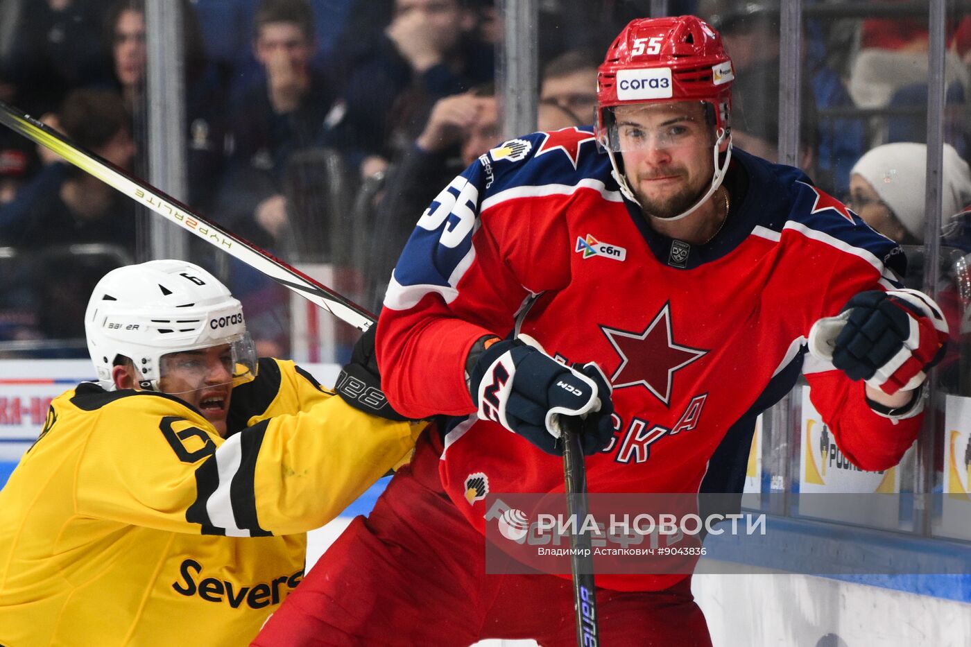 Хоккей. КХЛ. ЦСКА (Москва) - "Северсталь" (Череповец)
