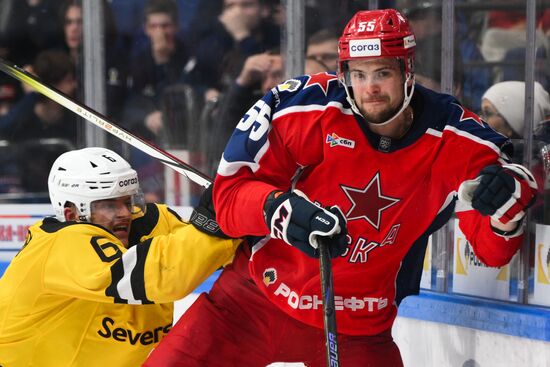 Хоккей. КХЛ. ЦСКА (Москва) - "Северсталь" (Череповец)