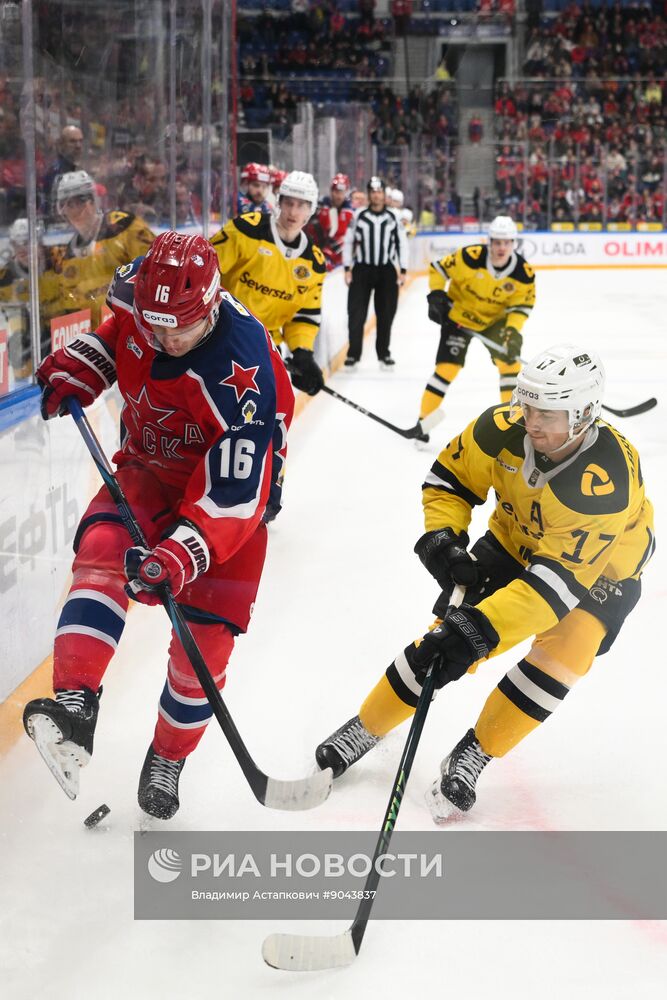 Хоккей. КХЛ. ЦСКА (Москва) - "Северсталь" (Череповец)