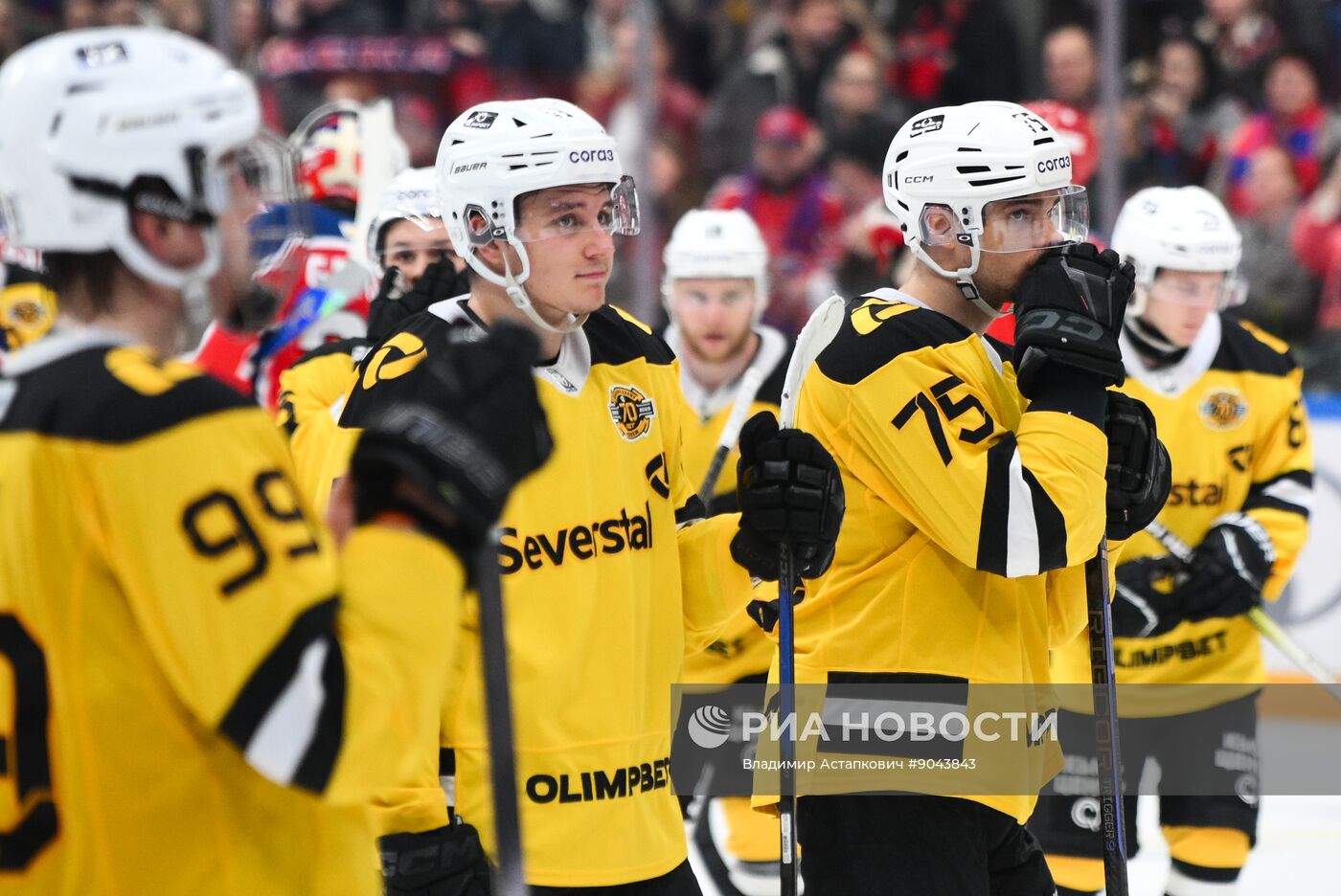 Хоккей. КХЛ. ЦСКА (Москва) - "Северсталь" (Череповец)