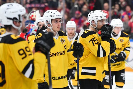 Хоккей. КХЛ. ЦСКА (Москва) - "Северсталь" (Череповец)