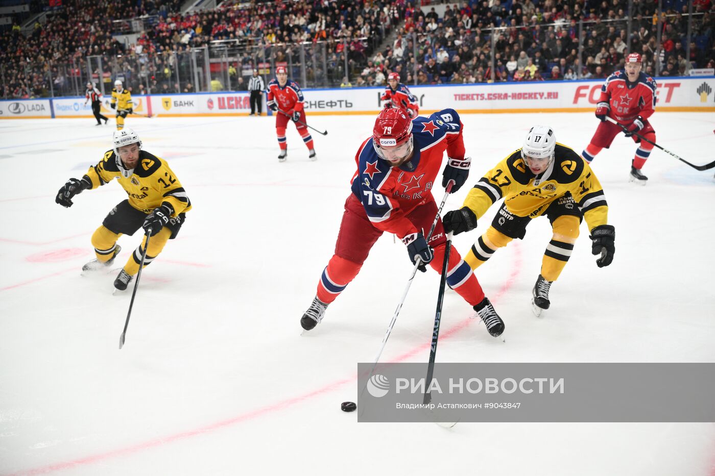 Хоккей. КХЛ. ЦСКА (Москва) - "Северсталь" (Череповец)