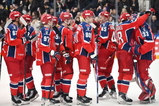 Хоккей. КХЛ. ЦСКА (Москва) - "Северсталь" (Череповец)