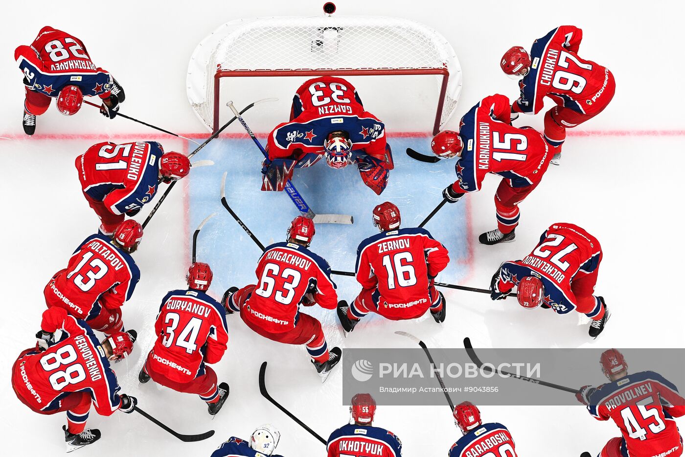 Хоккей. КХЛ. ЦСКА (Москва) - "Северсталь" (Череповец)